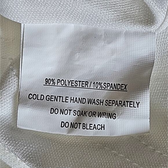 Selfie Leslie Avila Pintuck Pleat Bust Strapless Dress White‎ Size Small - Picture 12 of 16